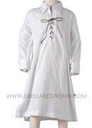 Kids Nightgown Cosair Lace-up White